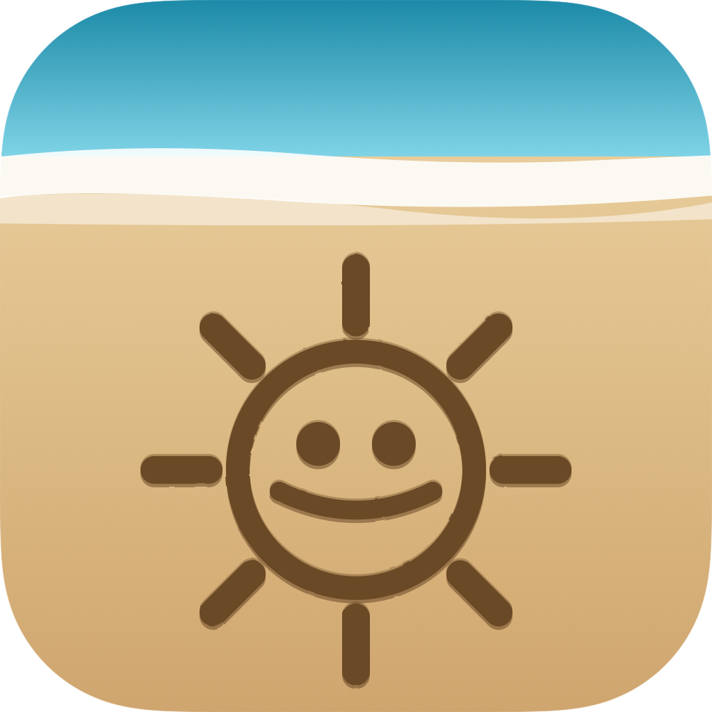 Sandbox Doodle app icon — calm sand-art iOS app by Maxware Studios